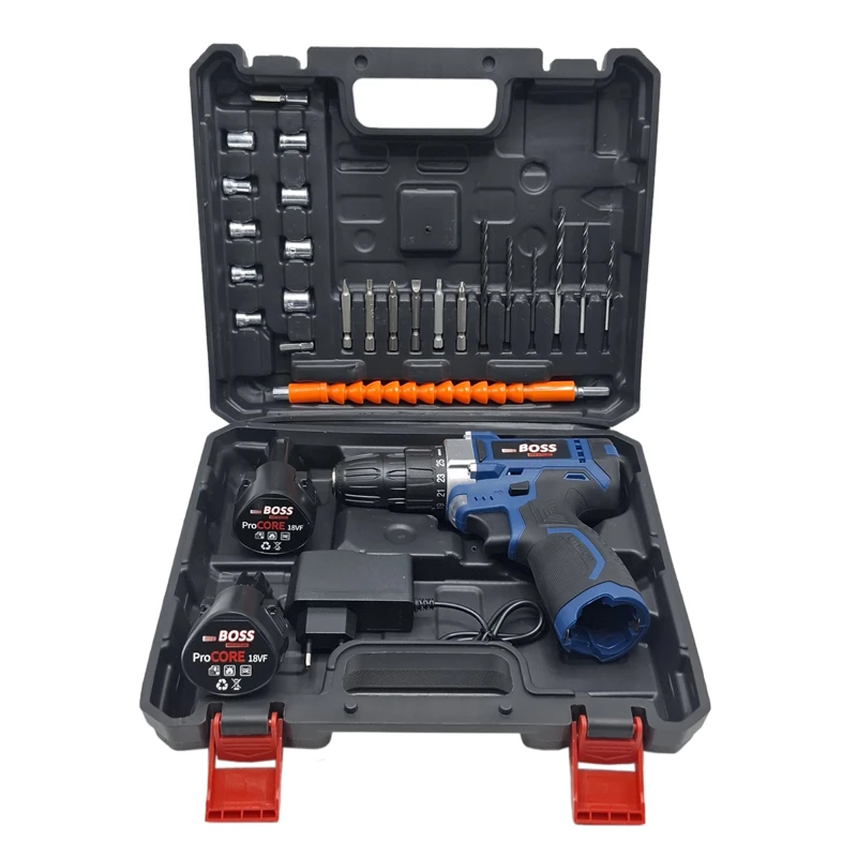 مجموعه 29 عددی دریل پیچ گوشتی شارژی باس مدل LIFE_STYLE 18V کد 2-small-image