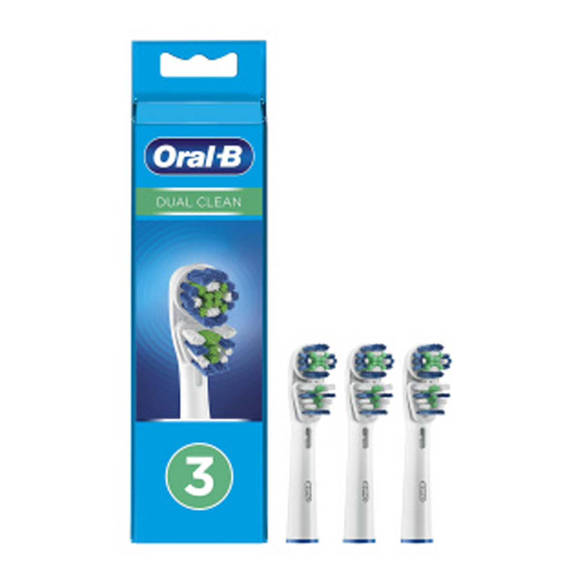 سری یدک مسواک برقی اورال-بی مدل Dual Clean بسته 3 عددی-small-image