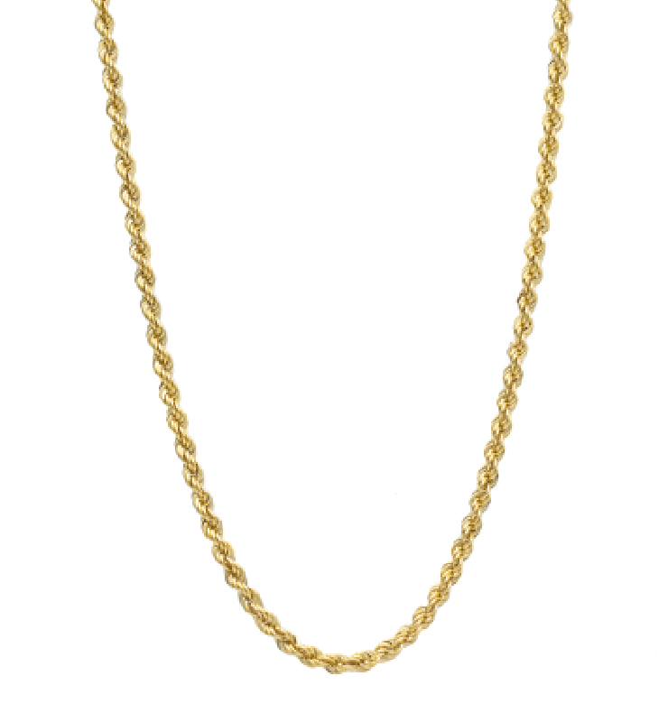 زنجیر طلا 18عیار اپال گلد مدل  طنابی ظریف G0405