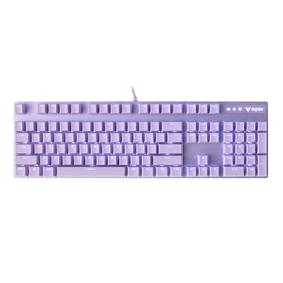 کیبورد گیمینگ رپو مدل V500 PRO Purple سوئیچ آبی-small-image