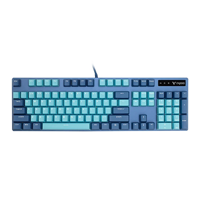کیبورد گیمینگ رپو مدل V500 PRO Cyan Blue-small-image