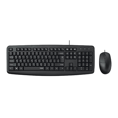 کیبورد و ماوس با سیم رپو مدل NX1600-small-image