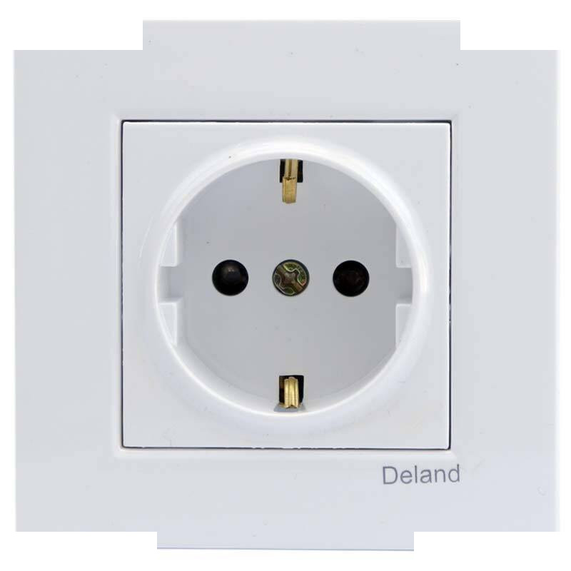 پریز برق ارت دار دلند الکتریک مدل آسا