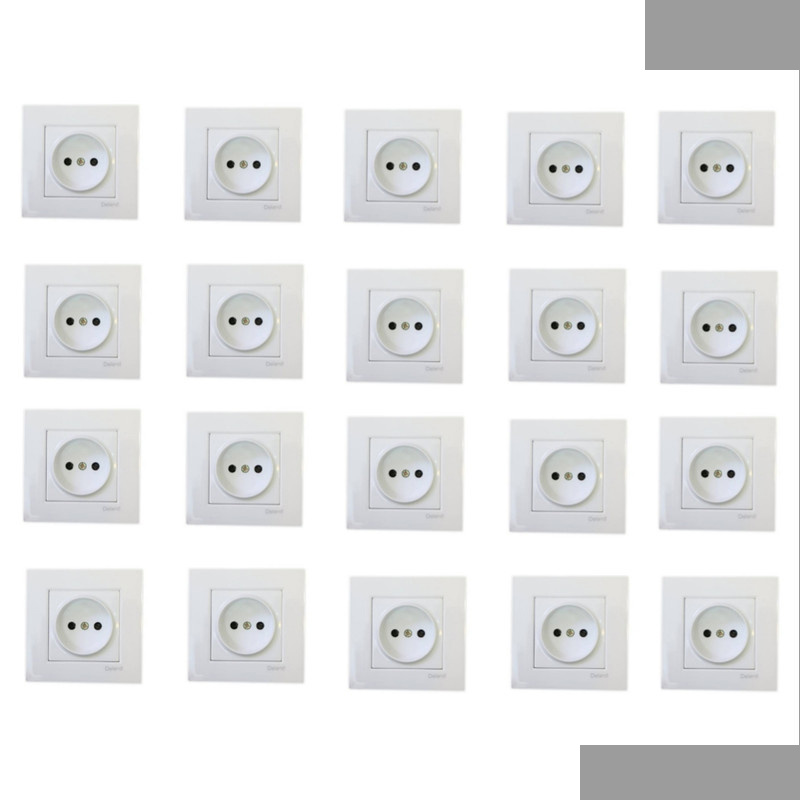 پریز برق دلند مدل آسا بسته 20 عددی