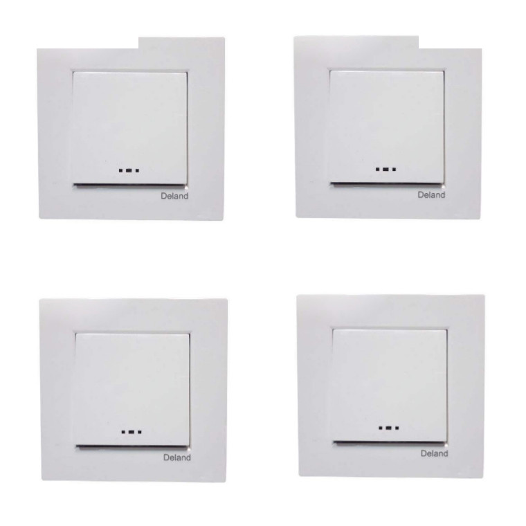 کلید تک پل دلند مدل آسا بسته 4 عددی کلید تک پل دلند مدل آسا بسته 4 عددی