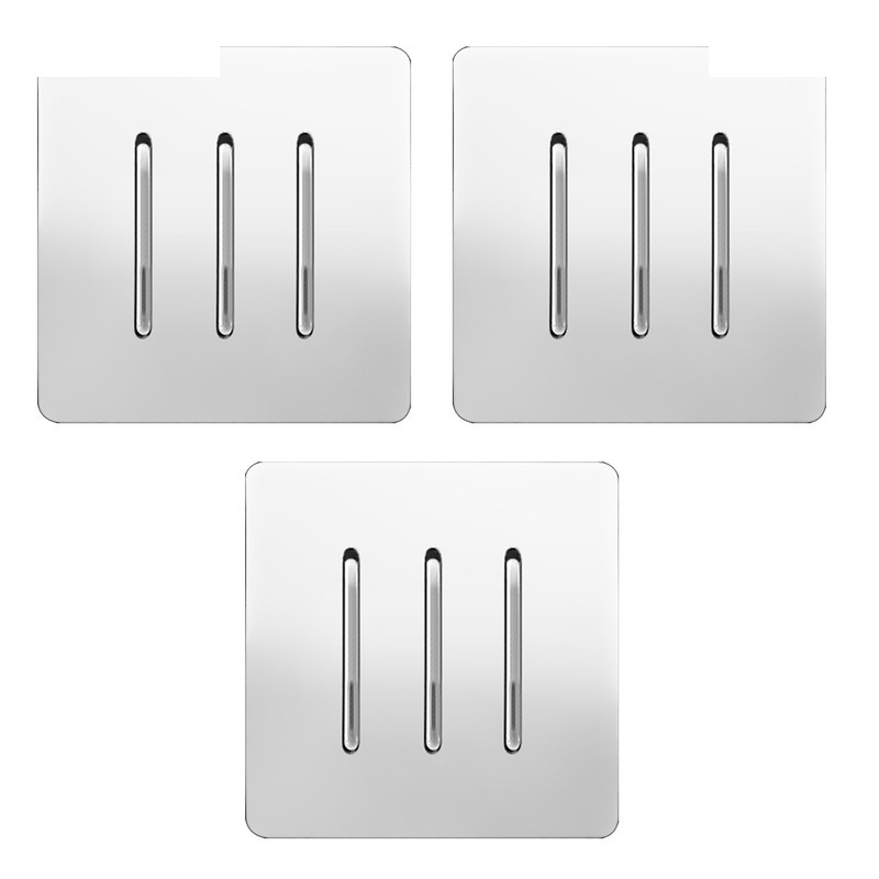 کلید سه پل صنایع آسیا الکتریک مدل 1002 بسته 3 عددی کلید سه پل صنایع آسیا الکتریک مدل 1002 بسته 3 عددی