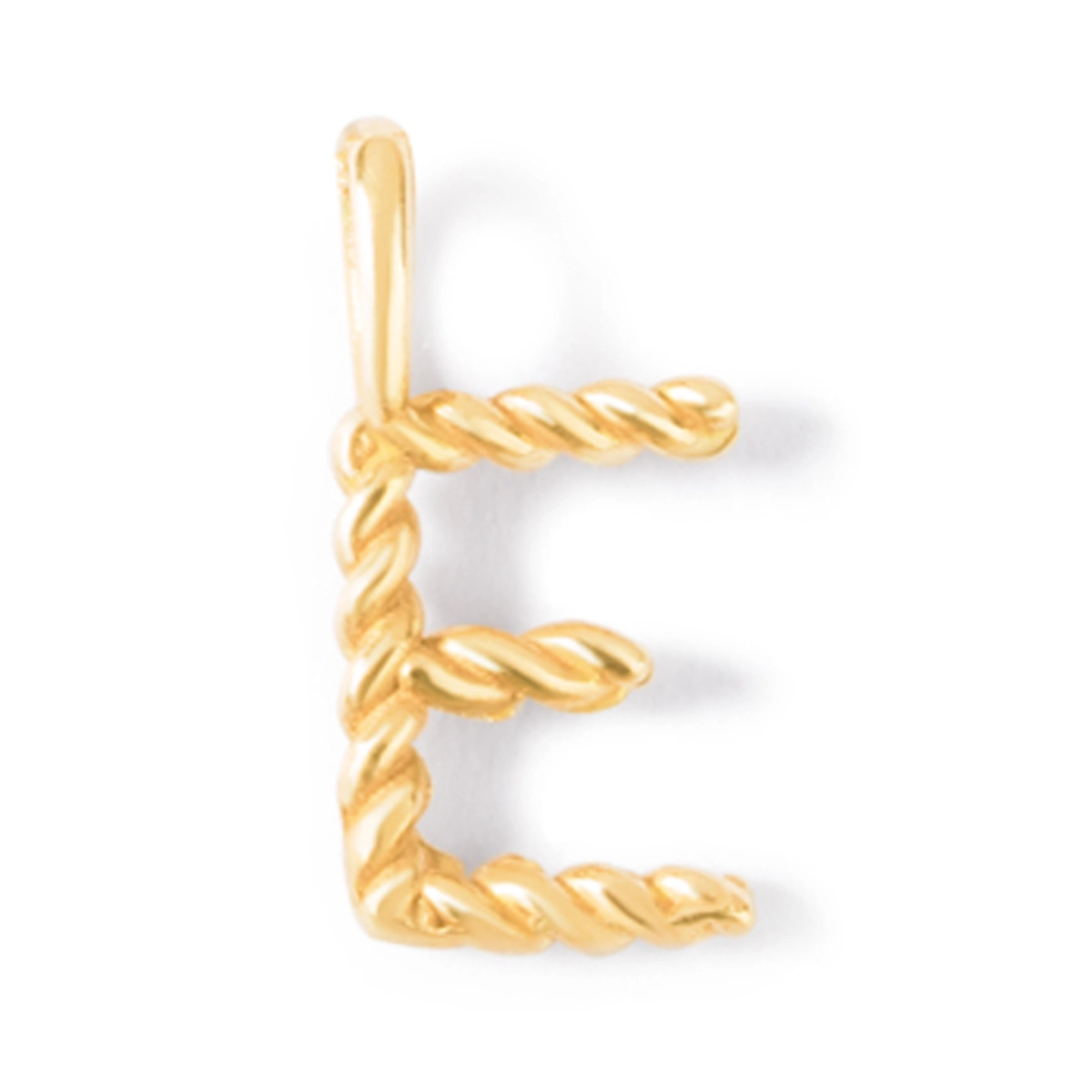 آویز طلا 18 عیار زنانه سور گالری مدل حرف E