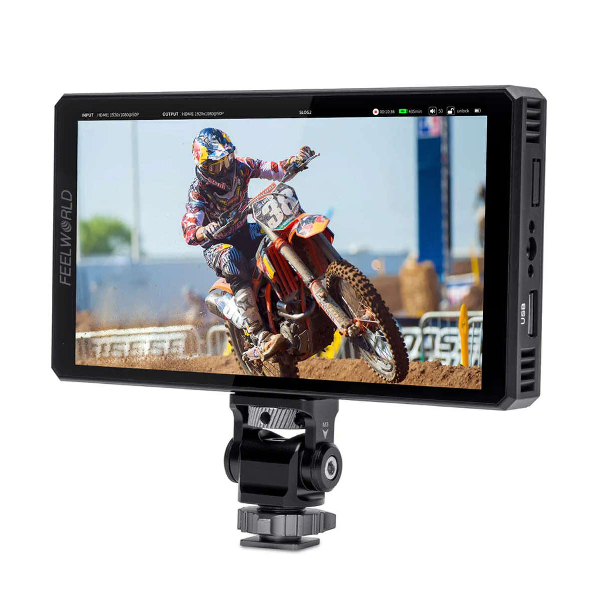 مانیتور رکوردر روی دوربین فیلورلد مدل FEELWORLD CUT6 سایز 6 اینچ-small-image