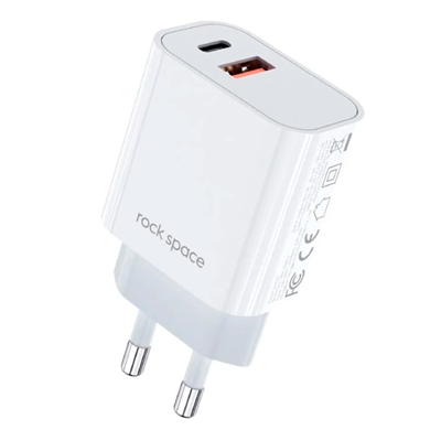 شارژر دیواری راک اسپیس مدل T43 توان 20 وات