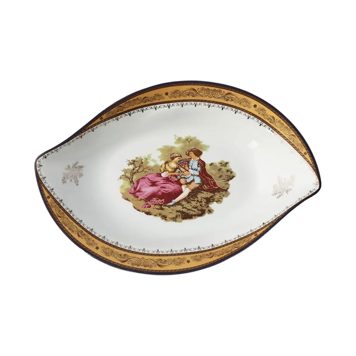 کشکول چینی پردیس مدل پایه دار لمونژ-small-image