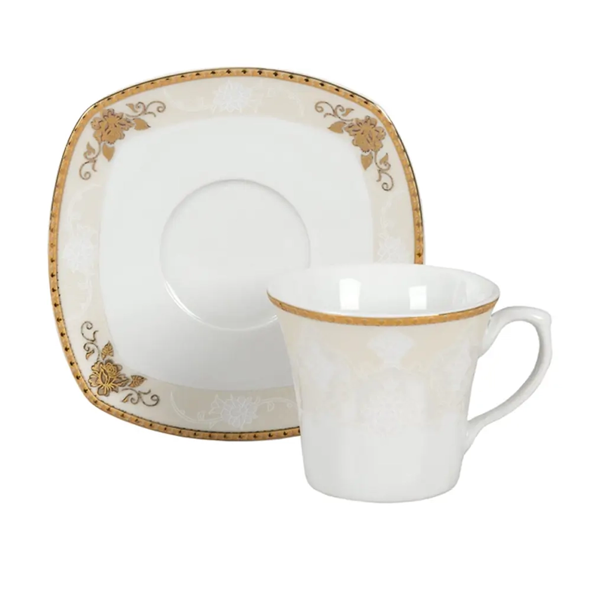 سرویس چای خوری ۶ نفره چینی پردیس مدل کاژین-small-image