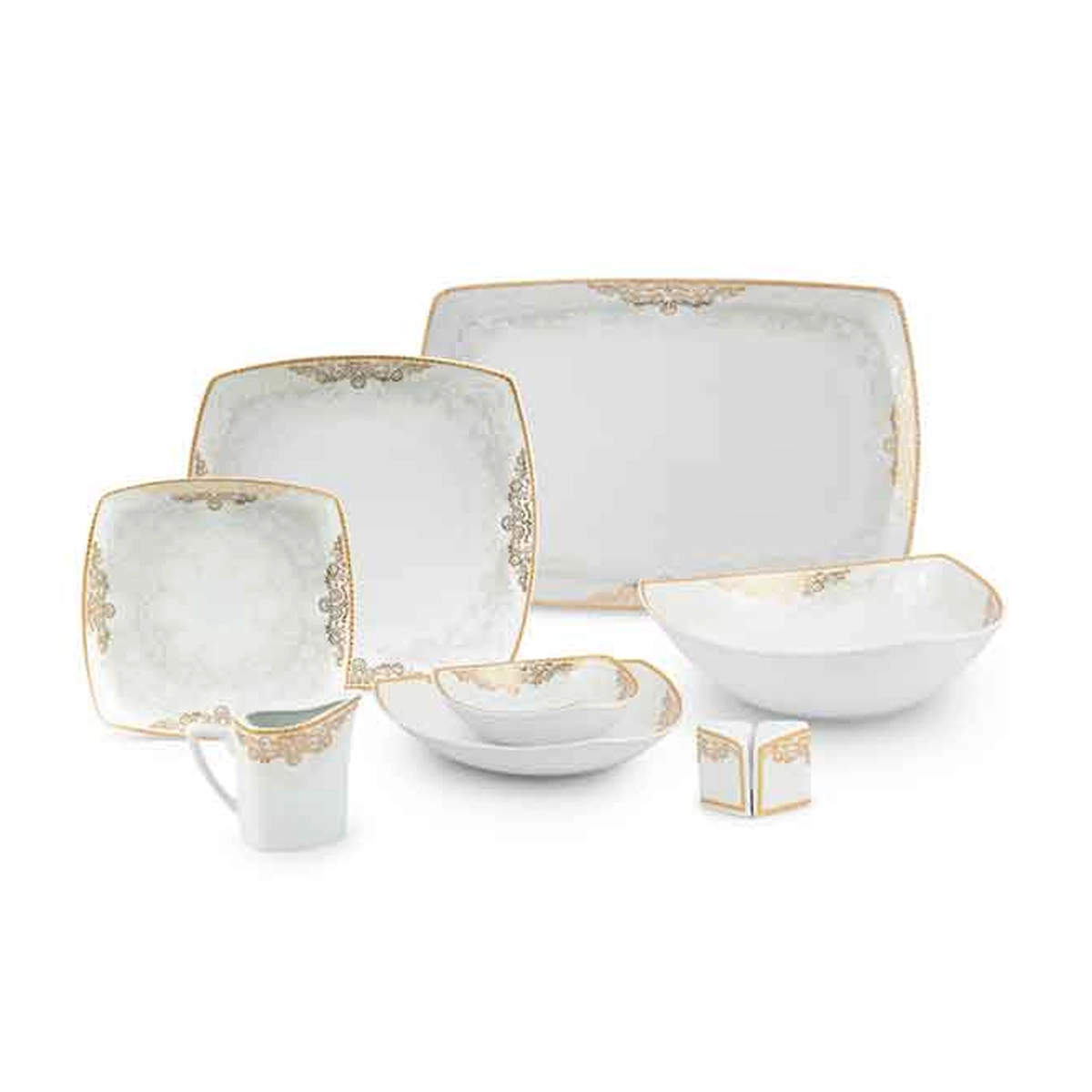 سرویس غذاخوری 30 پارچه 6 نفر چینی پردیس مدل یلدا-small-image