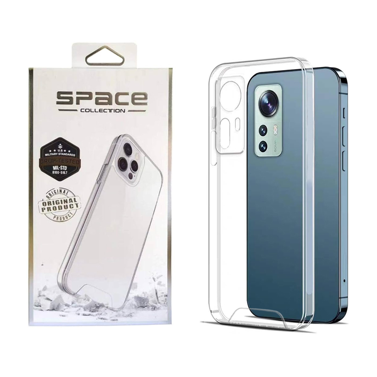 قاب گوشی شیائومی Redmi Note 12S اسپیس مدل ژله ای