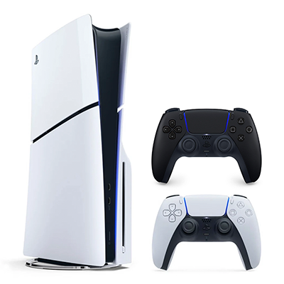 پلی استیشن 5 اسلیم دیسک خور اروپا به همراه دسته اضافه مشکی-small-image