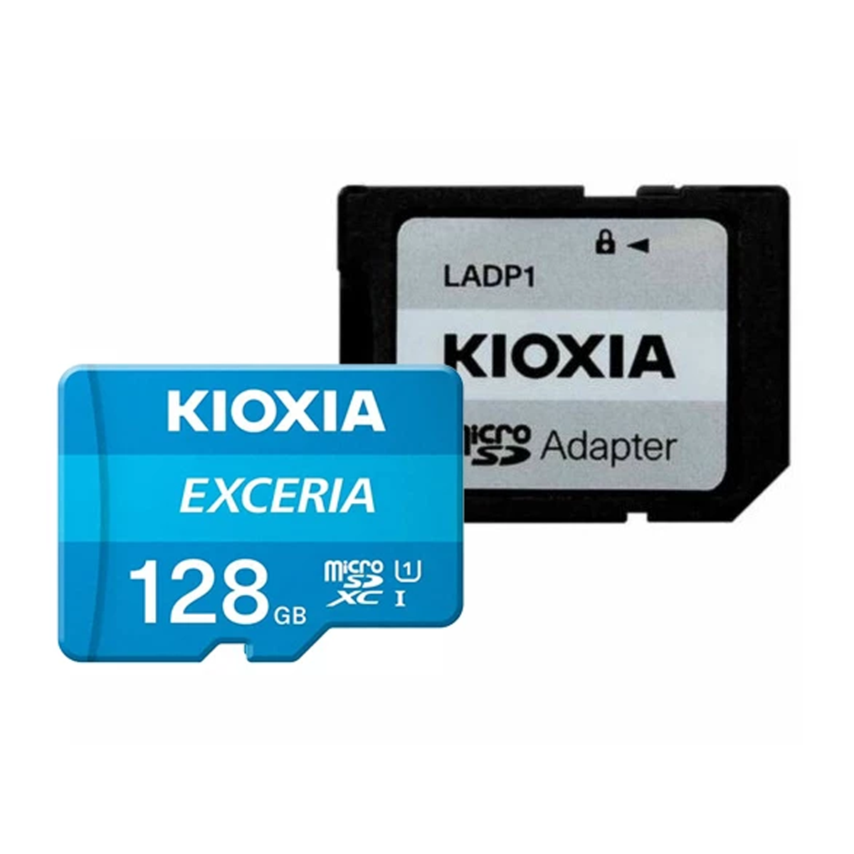 کارت حافظه microSDXC کیوکسیا مدل EXCERIA کلاس 10 استاندارد UHS-I U1 سرعت 100MBps ظرفیت 128 گیگابایت به همراه آداپتور SD-small-image