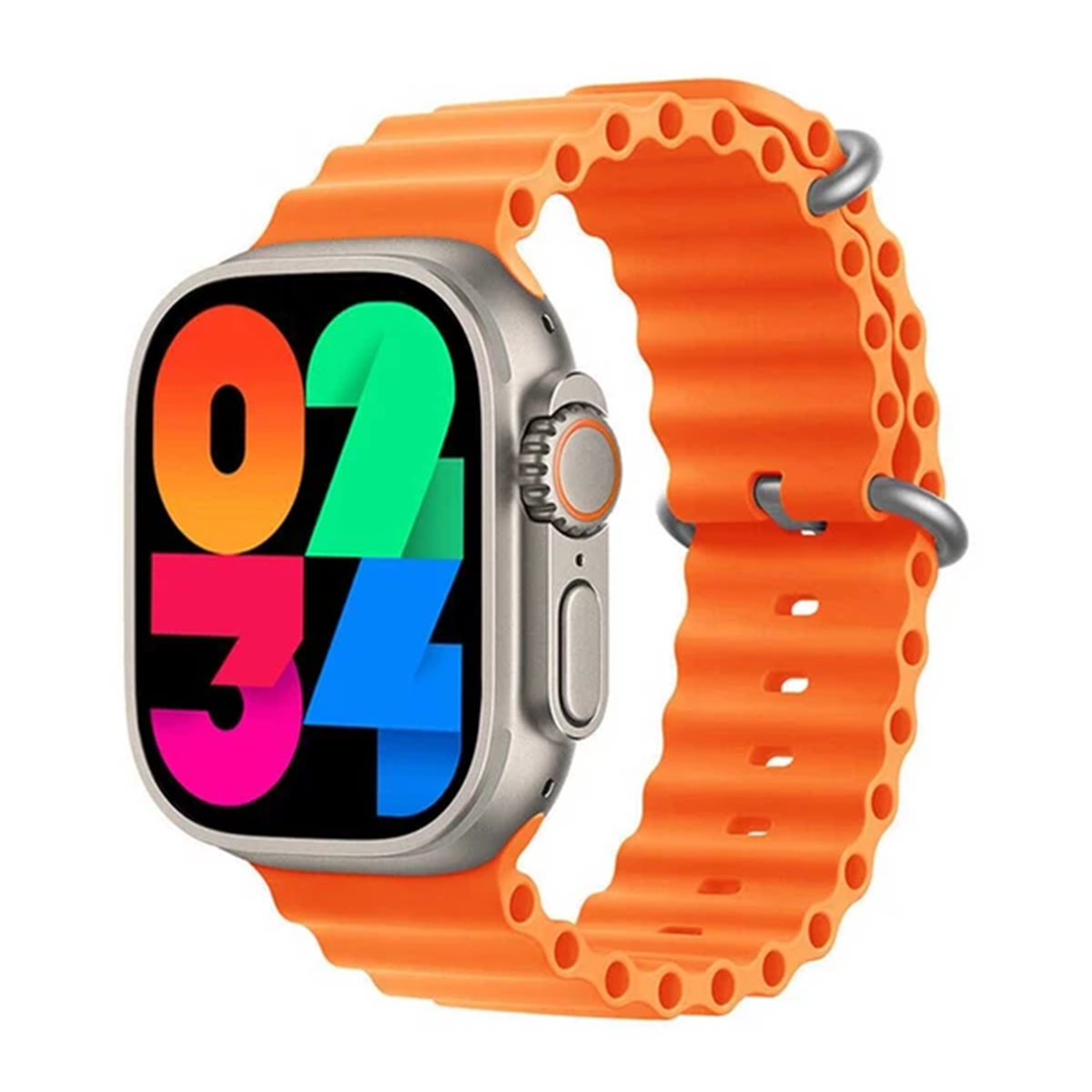 ساعت هوشمند ورنا مدل W49 Ultra همراه با 7 بند