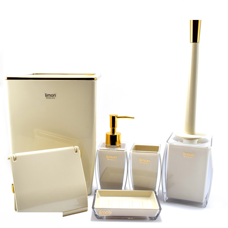 ست سرويس بهداشتى 6 تكه ليمون مدل کلاسیک 180800