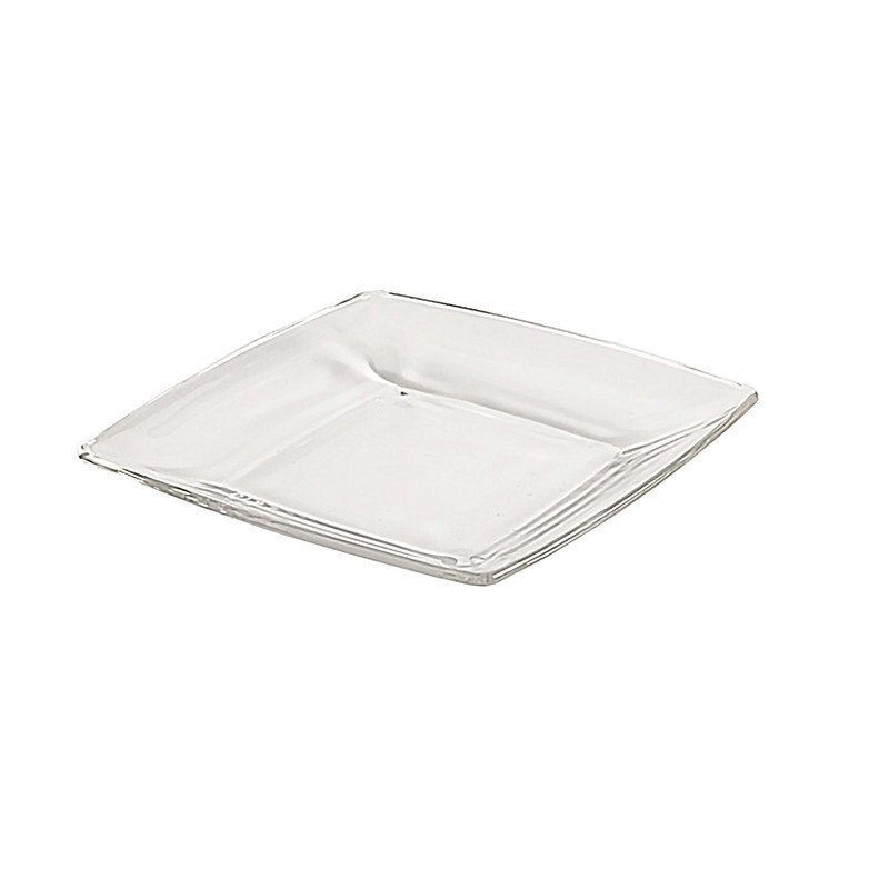 پیش دستی لیمون مدل مربع شیشه ای مجموعه 6 عددی پیش دستی لیمون مدل مربع شیشه ای مجموعه 6 عددی