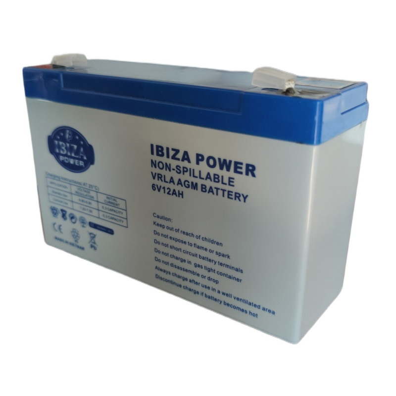 باتری یو پی اس 6 ولت 12 آمپر ساعت ابیزا مدل ibiz612 باتری یو پی اس 6 ولت 12 آمپر ساعت ابیزا مدل ibiz612