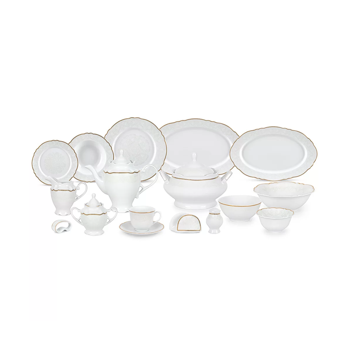 سرویس غذاخوری 102 پارچه پارس اپال مدل الگانس ژینا-small-image