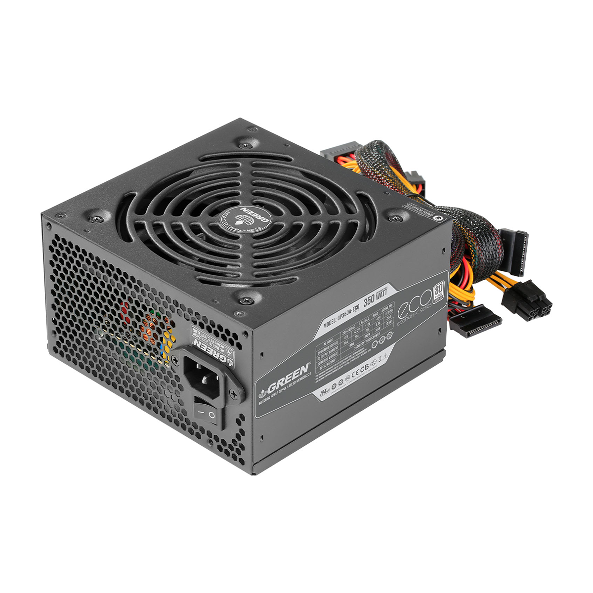 پاور کامپیوتر گرین مدل GP350A-ECO Rev3.1-small-image