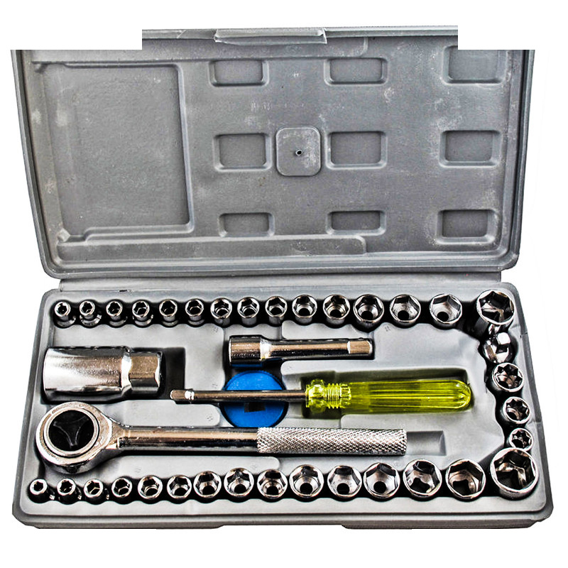 آچار بکس و سری آچار بکس مدل BPRFG - 28 مجموعه 40 عددی