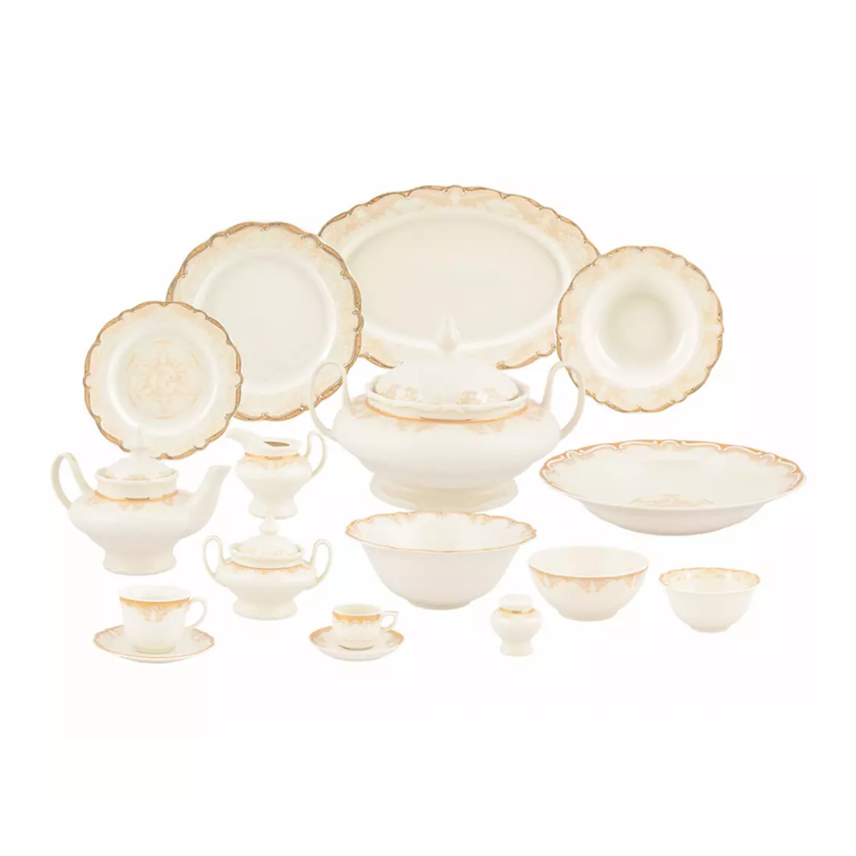 سرویس غذاخوری نیوبن 98 پارچه چینی پردیس مدل همیلتون مارتا-small-image