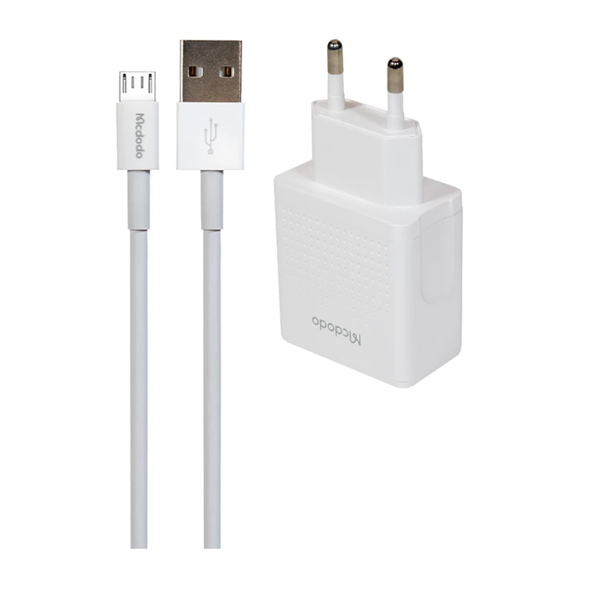 شارژر دیواری مک دودو مدل CH-3971 توان 12 وات به همراه کابل MicroUSB