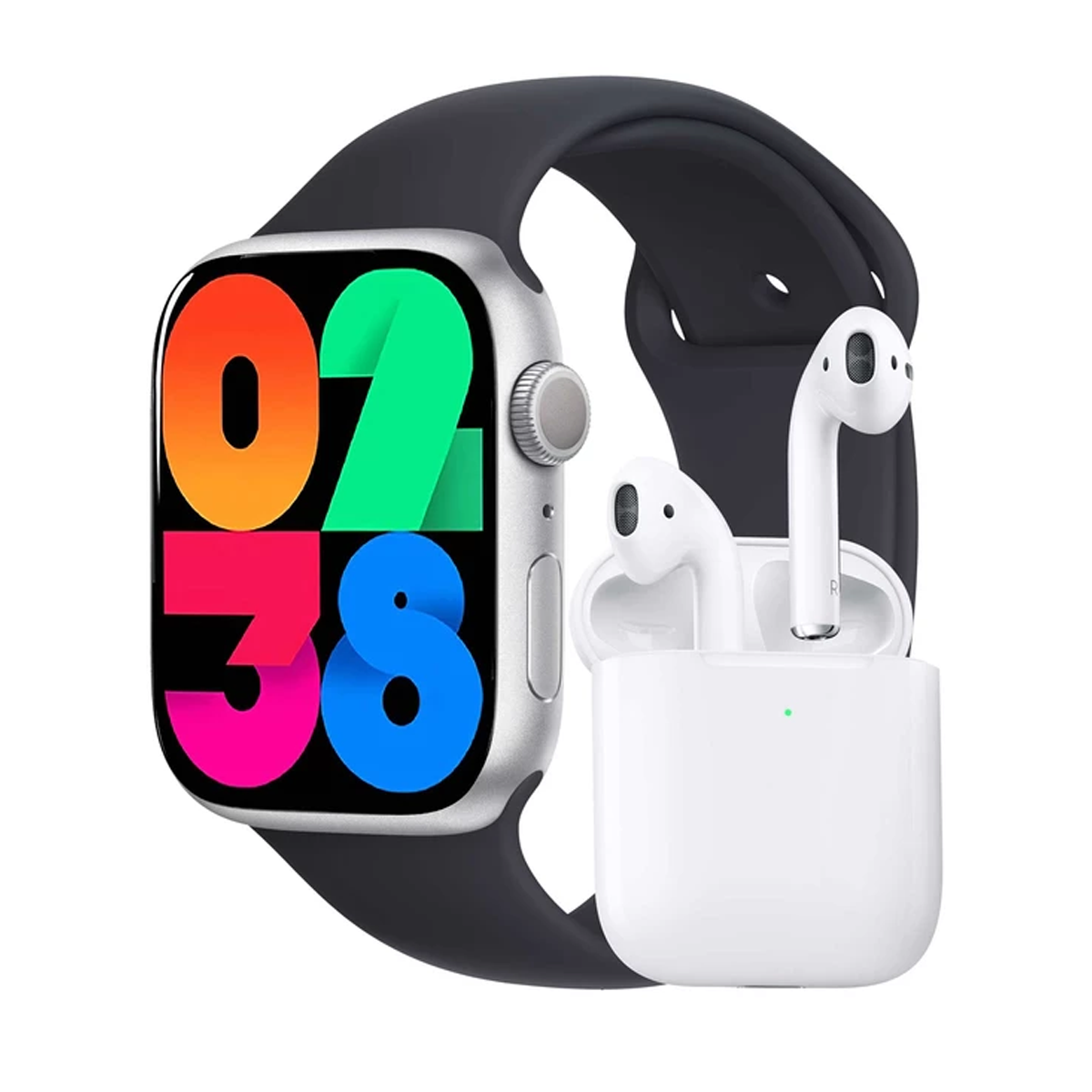 ساعت هوشمند ورنا مدل W45 Max به همراه ایرپاد-small-image