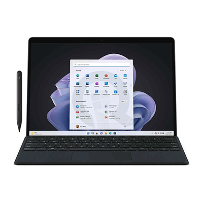 تبلت مایکروسافت مدل Surface Pro 9 i5 ظرفیت 256 گیگابایت رم 8 گیگا‌بایت با کیبورد Signature Black و قلم Slim Pen 2-small-image