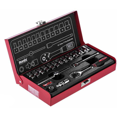 آچار و سری بکس رونیکس مدل RH-2617 مجموعه 17 عددی