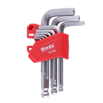 ست آچار آلن ستاره ای رونیکس 9 عددی مدل RH-2033