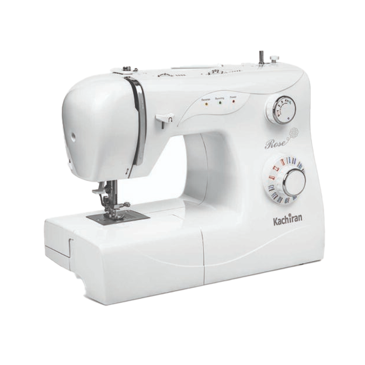 چرخ خیاطی کاچیران مدل رز 330 پلاس نقره ای -small-image