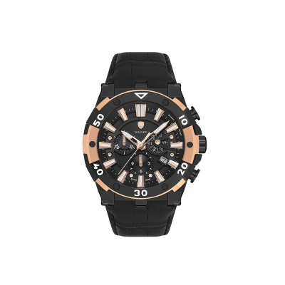 ساعت مچی عقربه ای مردانه واینر مدل WA.14000-D بند چرم مشکی