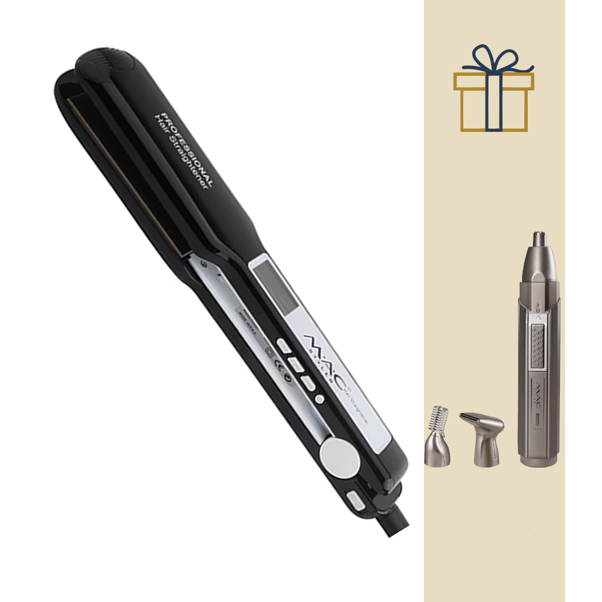 اتو مو مک استایلر مدل MC-2034 به همراه موزن گوش و بینی MC-8807-small-image