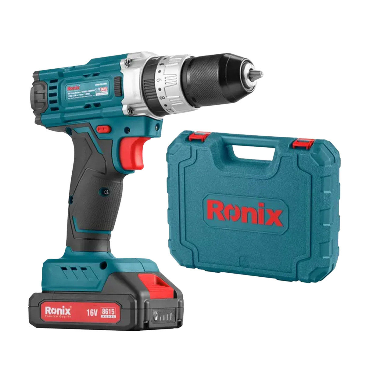 پیچ گوشتی شارژی رونیکس 16 ولت مدل 8615