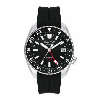 ساعت مچی مردانه کوانتوم مدل QMG1105.351 بند رابر مشکی