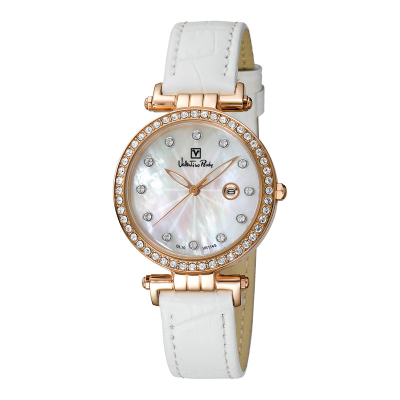 ساعت مچی زنانه والنتینو رودی مدل VR113-2557 بند چرم سفید