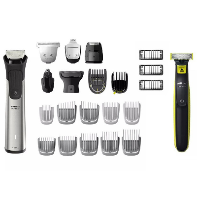 ماشین اصلاح موی صورت و بدن فیلیپس مدل MG9510 به همراه ماشین اصلاح وان بلید