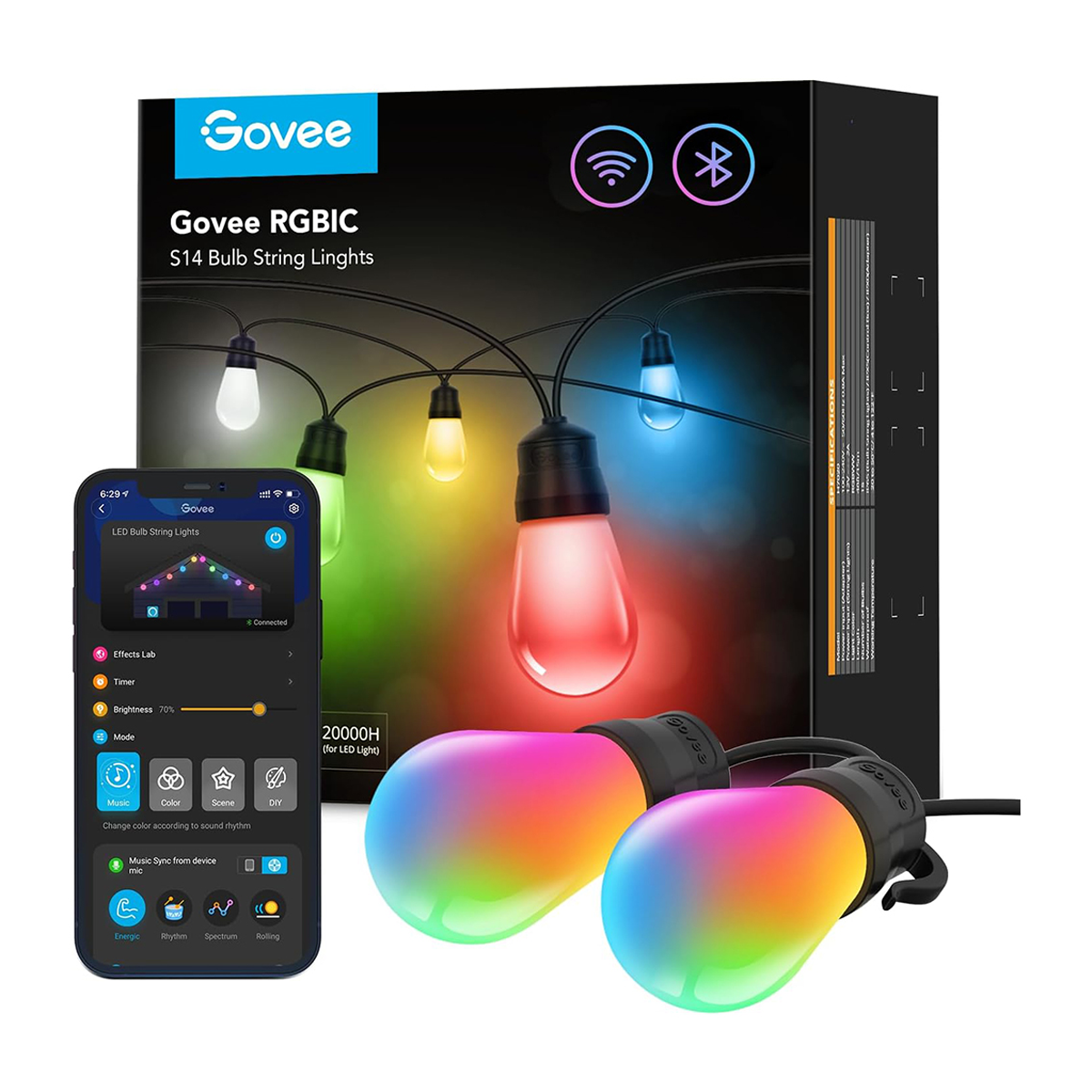 ریسه هوشمند فضای باز گووی مدل H7020 طول 15 متر