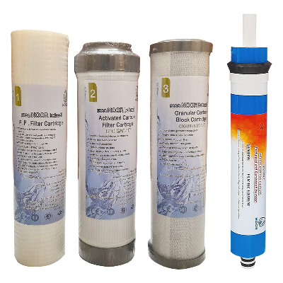 فیلتر دستگاه تصفیه آب نور مدل فیلتر ممبران و فیلتر پیش تصفیه بسته 4 عددی