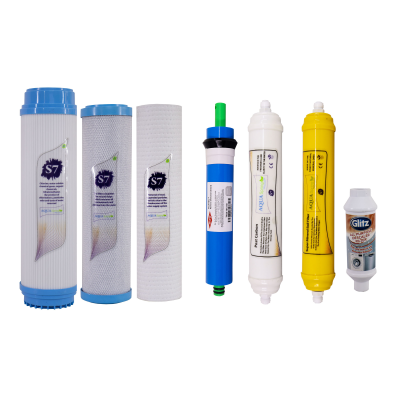 فیلتر دستگاه تصفیه آب آکوآ اسپرینگ مدل F-S7Q7H بسته 6 عددی