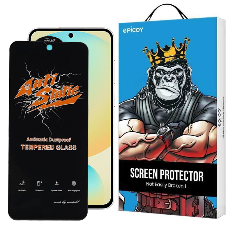 گلس گوشی سامسونگ Galaxy S24 Fe- A55- A35 اپیکوی مدل AntiStatic DustProof