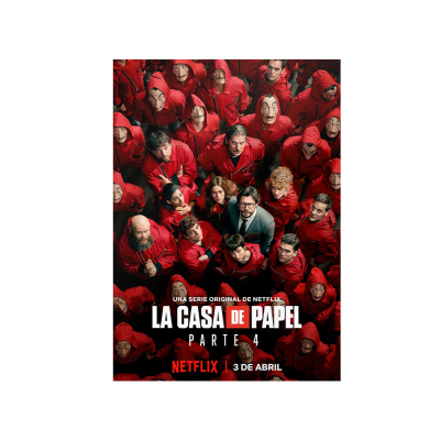 متال پوستر سریال طرح Money Heist کد PCD-MB1091 متال پوستر مستر پیکد طرح خانه کاغذی یا سرقت پول Money Heist کد PCD-MB1091