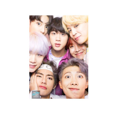 متال پوستر موزیکال طرح BTS کد PCD-MB1055