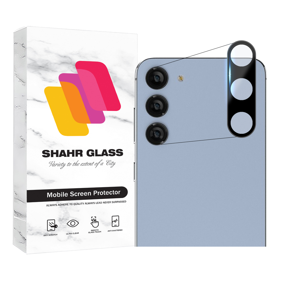 محافظ لنز دوربین فول شهر گلس مدل LENSFSH مناسب برای گوشی موبایل سامسونگ Galaxy S23 FE 5G