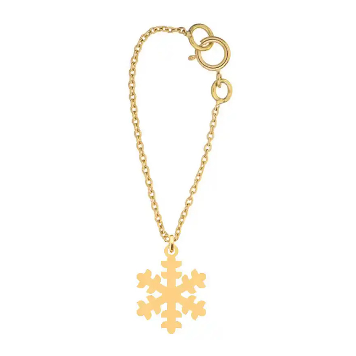 آویز ساعت طلا زنانه طرح برف قو طلایی کد A012583-small-image