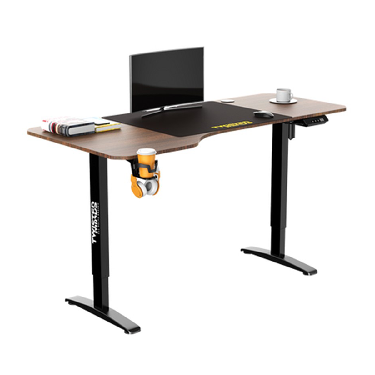 میز گیمینگ تویستد مایندز مدل T Shaped L با تنظیم ارتفاع برقی-small-image