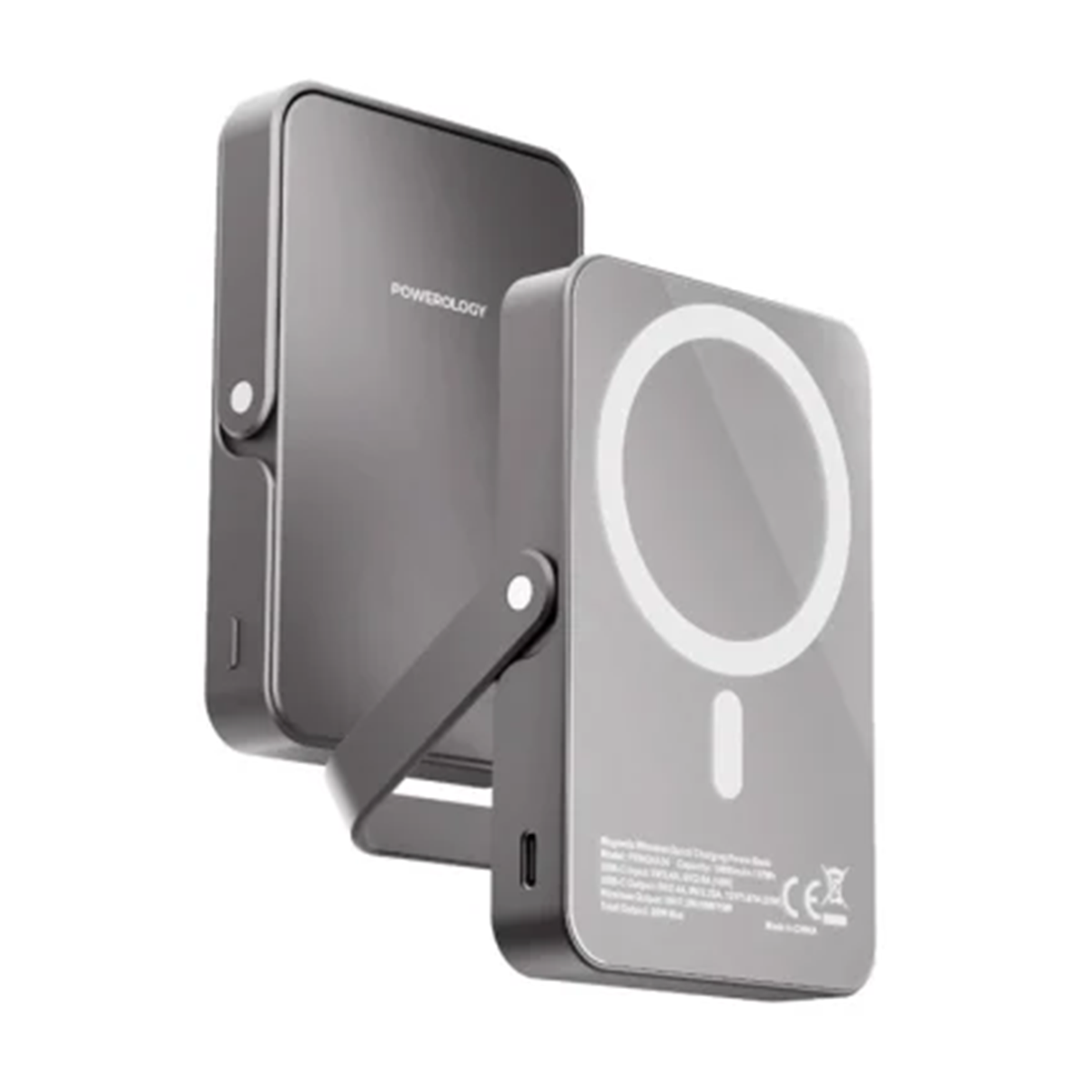 پاوربانک وایرلس پاورولوجی مدل MagSafe Power Glass Surface PPBCHA36 ظرفیت 10000 میلی آمپر ساعت توان 15 وات-small-image