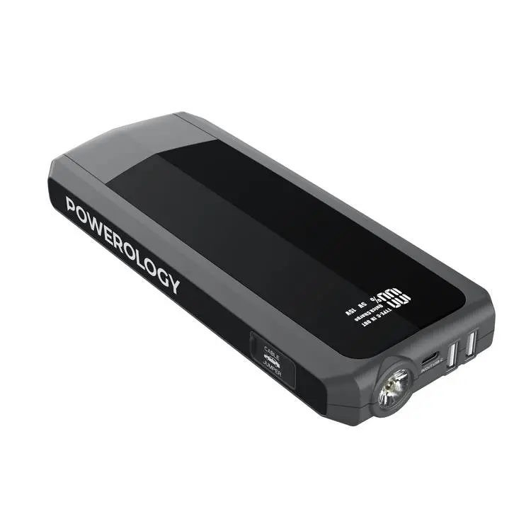 جامپ استارتر و پاوربانک پاورولوجی مدل PPBCHA29 16000mAh PD18W QC3.0 1200A 